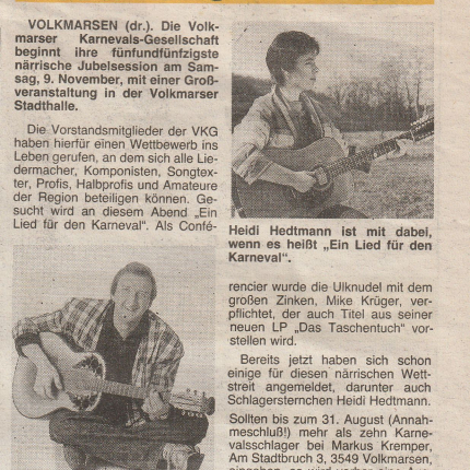 Arolser Anzeiger 1991